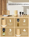 AIRVERSA Nebulizačný aróma difuzér Scenta Wood Grain